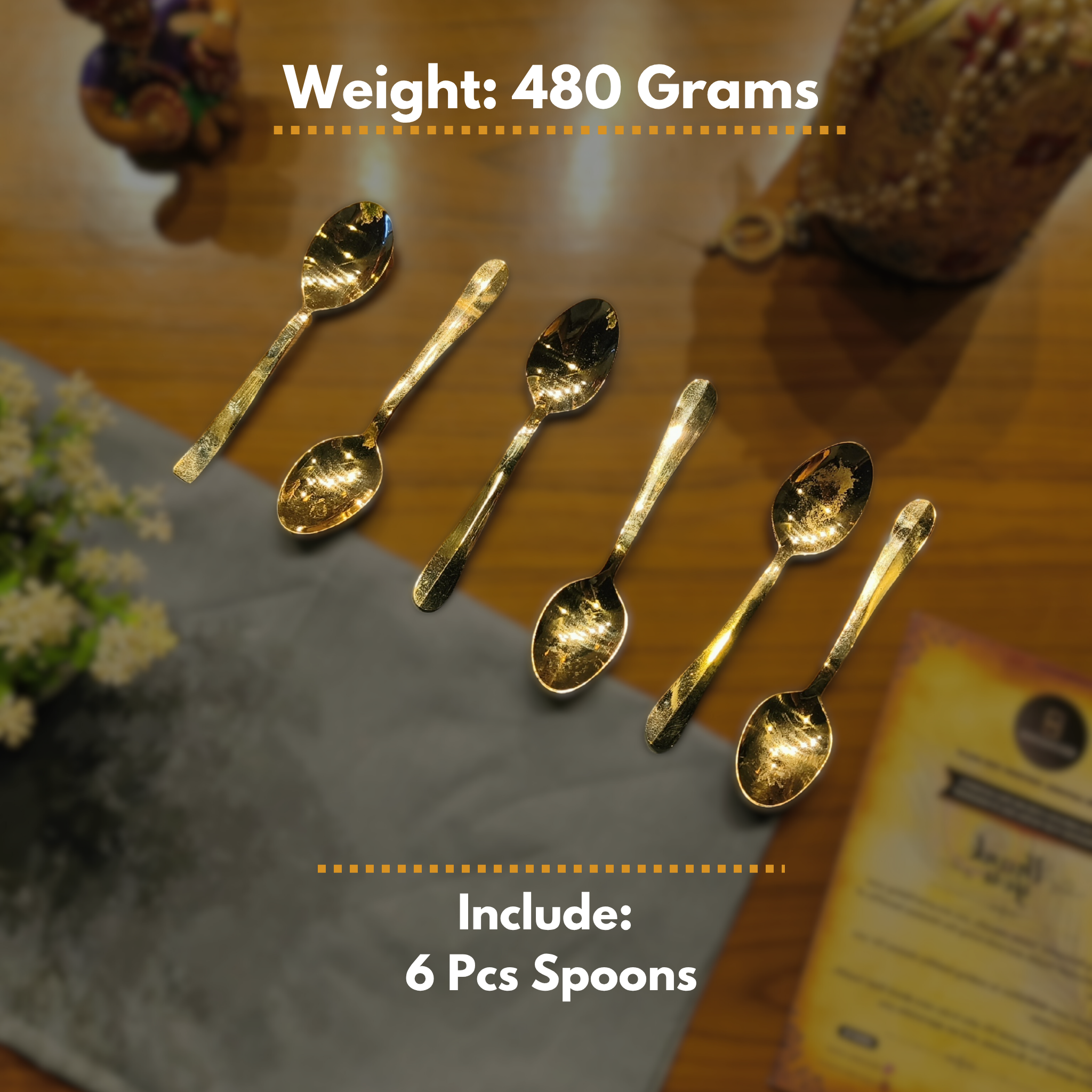 Kansa Spoon Set/6pcs