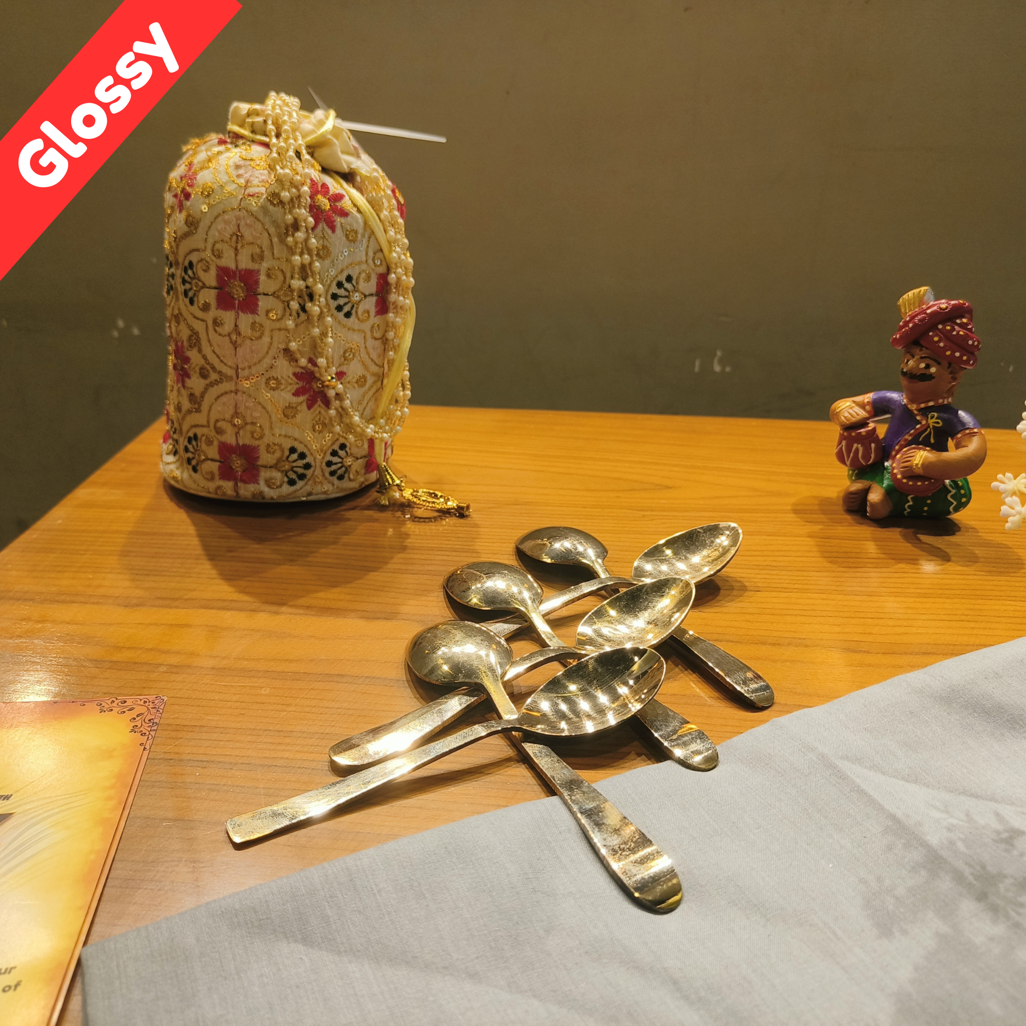 Kansa Spoon Set/6pcs