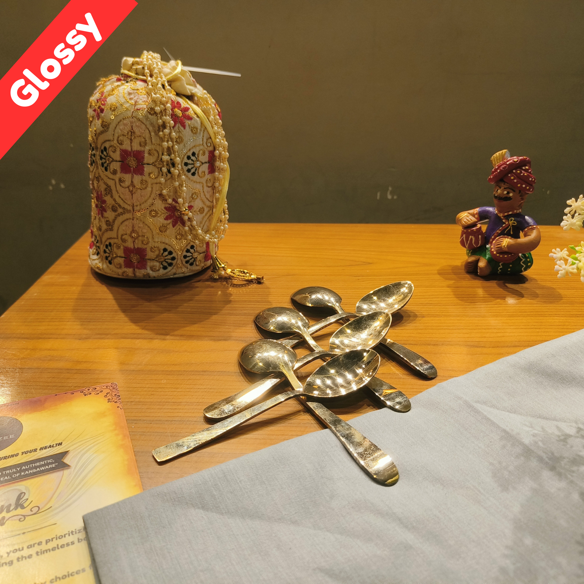 Kansa Spoon Set/6pcs