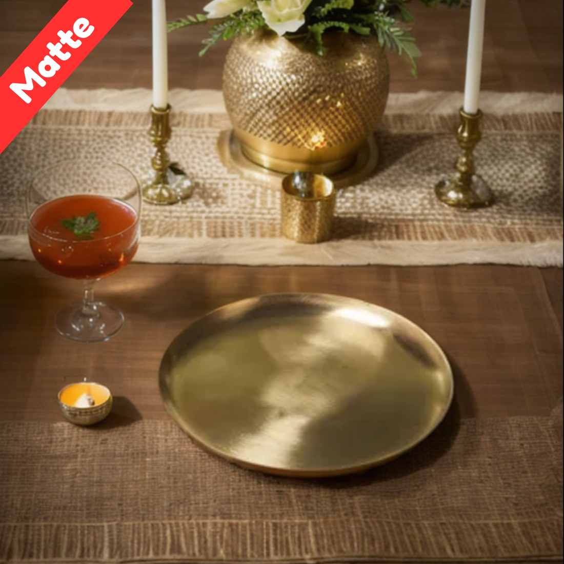 Kansa Plate/10.5"