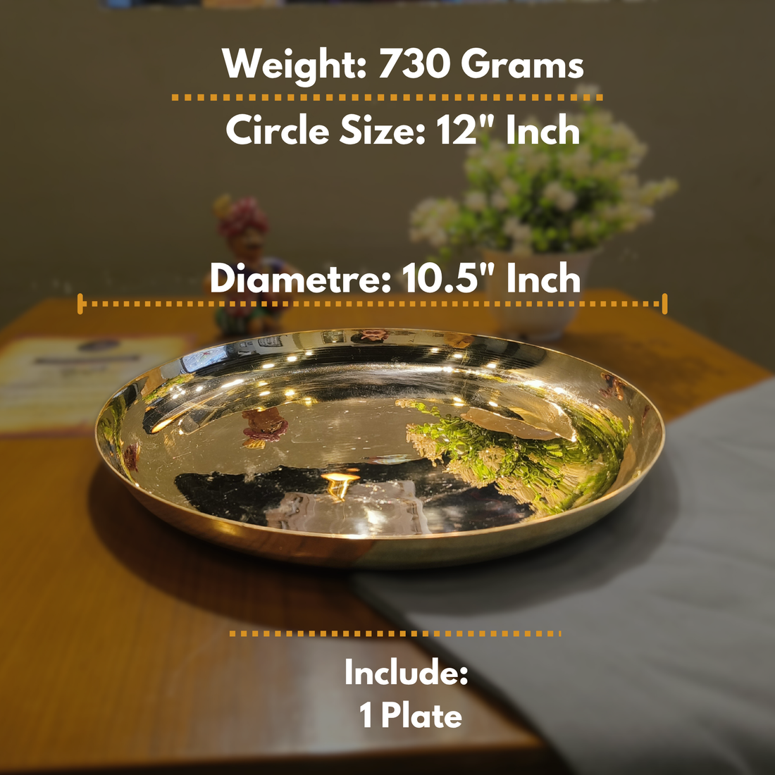 Kansa Plate/10.5"