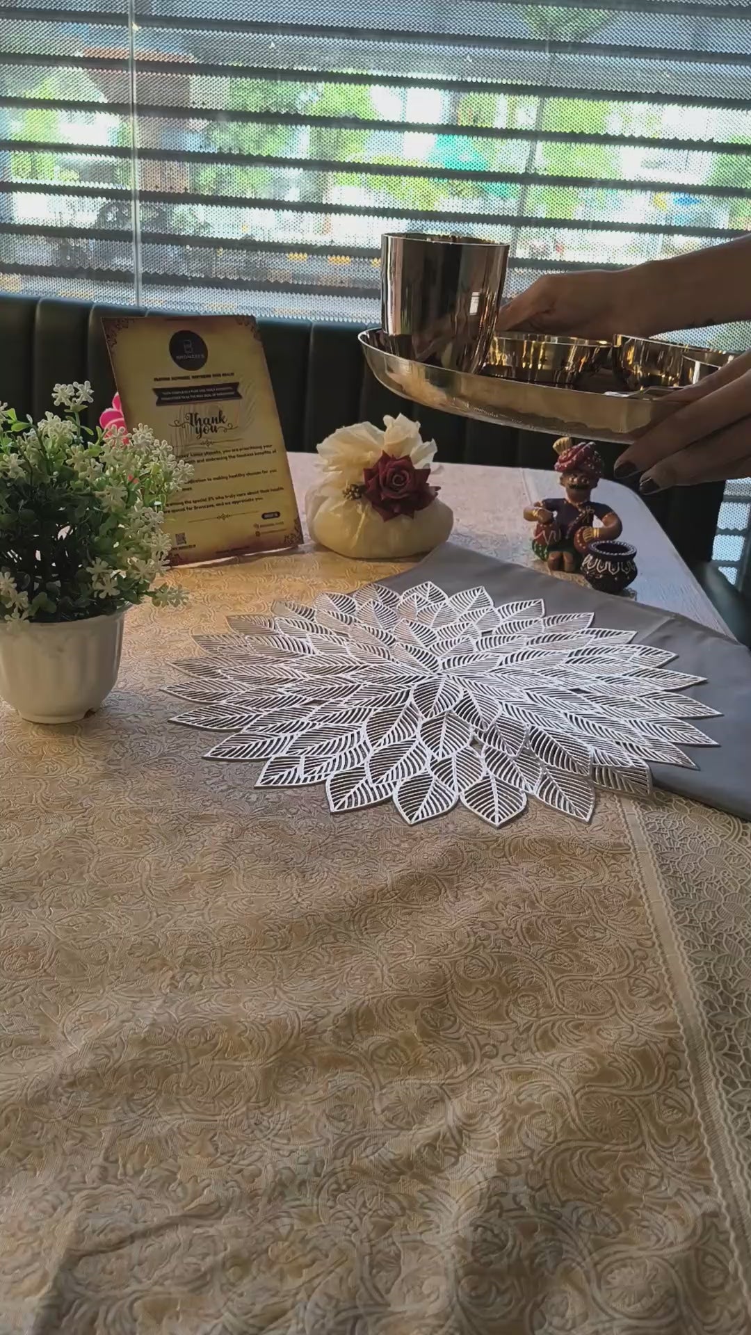 Rajwadi Dinner Set/6pcs