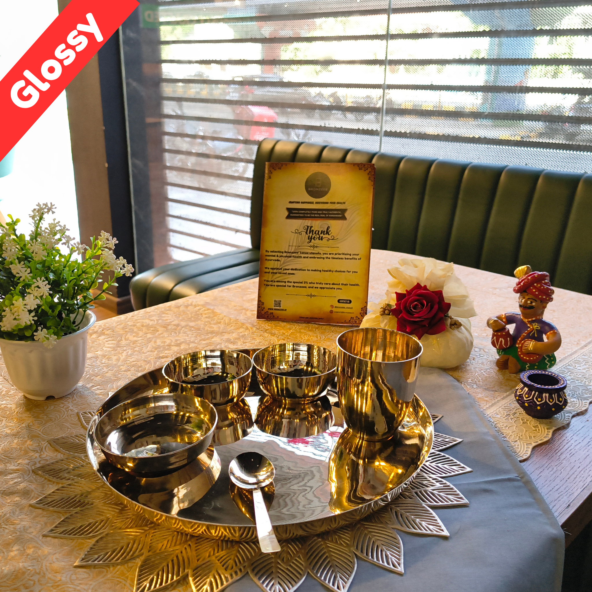 Rajwadi Dinner Set/6pcs