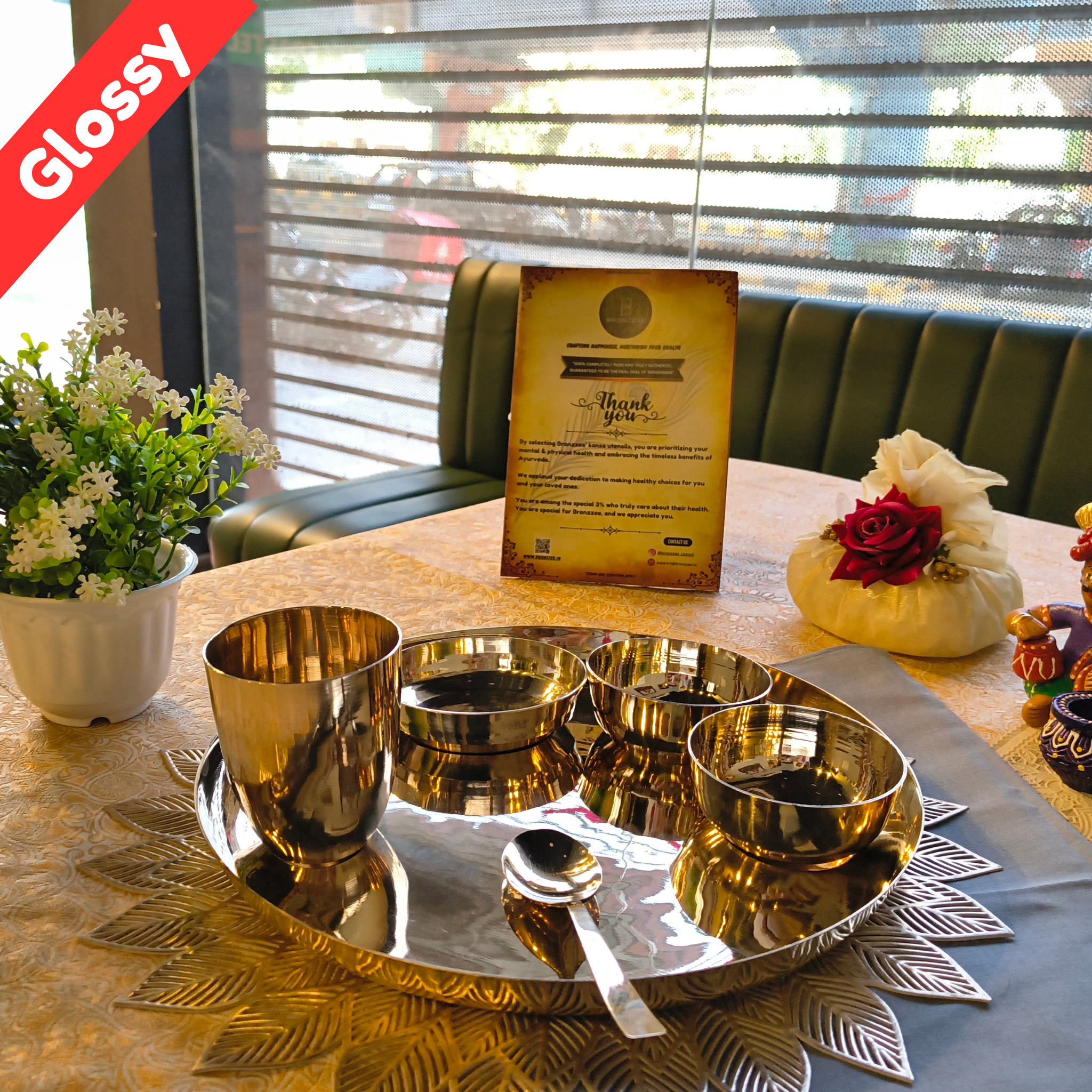 Rajwadi Dinner Set/6pcs