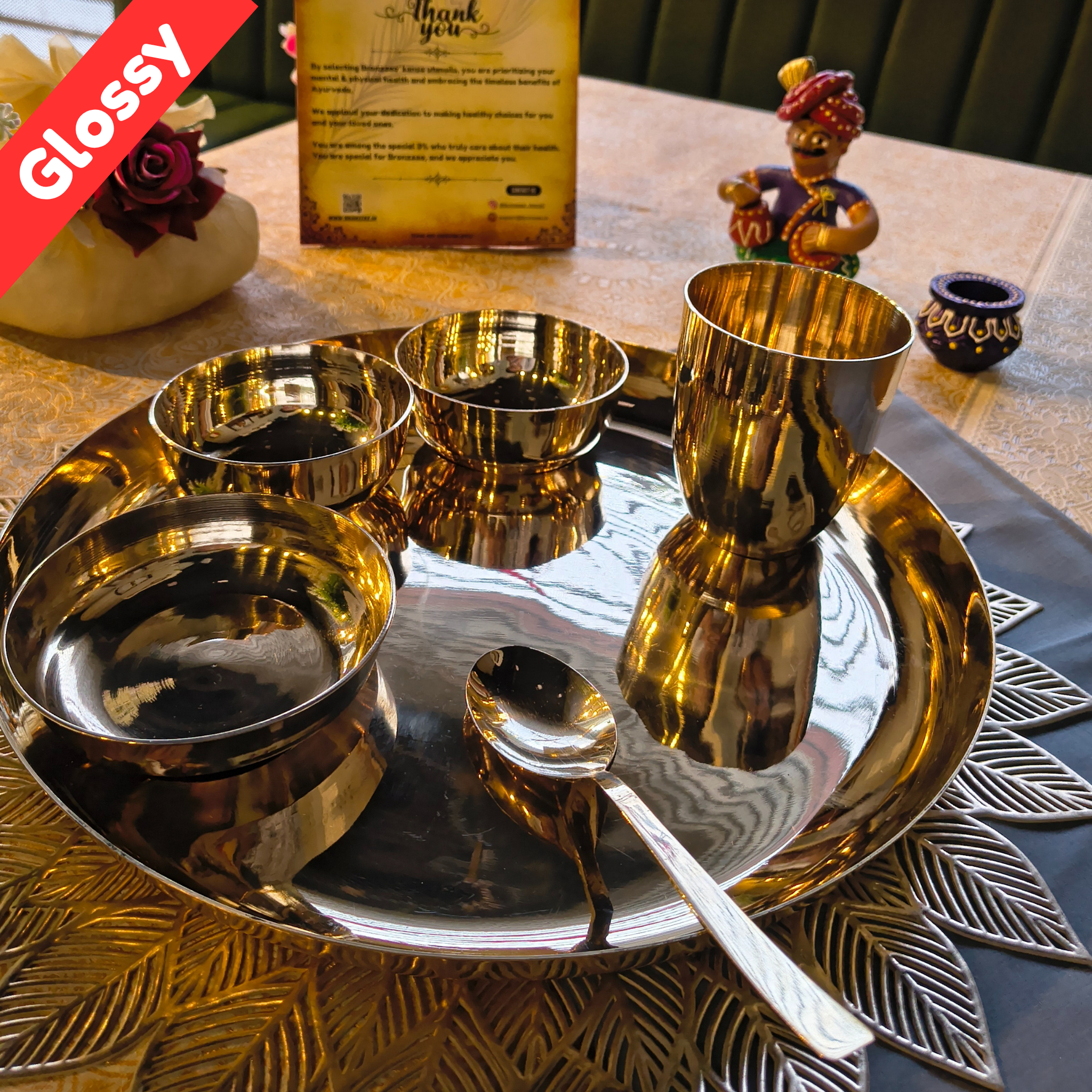 Rajwadi Dinner Set/6pcs